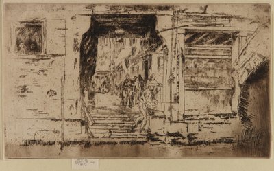 Der Fischladen, Venedig, 1879-1880 von James Abbott McNeill Whistler