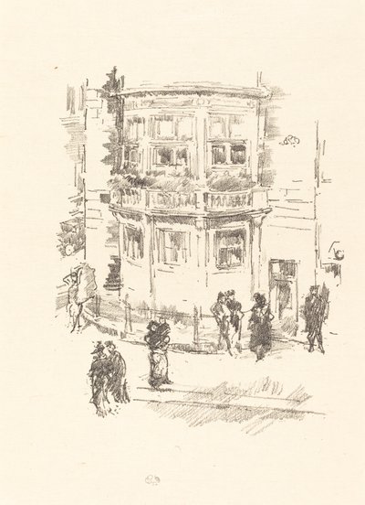 Das Fenster des Managers, Gaiety Theatre, 1896 von James Abbott McNeill Whistler