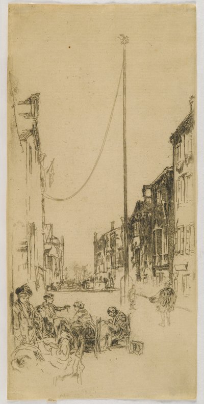 Der Mast, 1880 von James Abbott McNeill Whistler