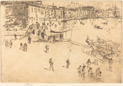 Die Riva, Nr. II, 1880 von James Abbott McNeill Whistler