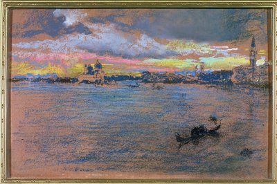 Der Sturm - Sonnenuntergang, 1880 von James Abbott McNeill Whistler
