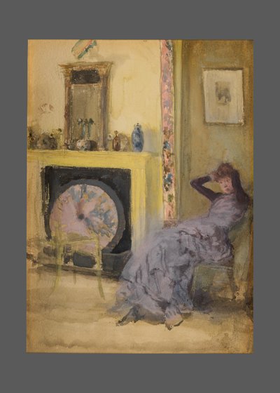 Das gelbe Zimmer, ca. 1883-84 von James Abbott McNeill Whistler