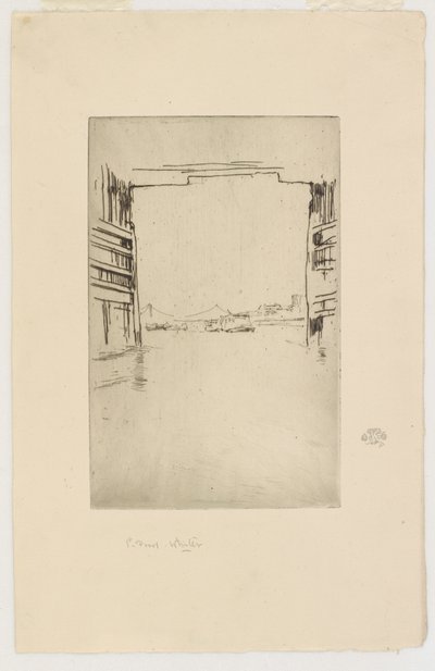 Unter der alten Battersea-Brücke, 1879 von James Abbott McNeill Whistler