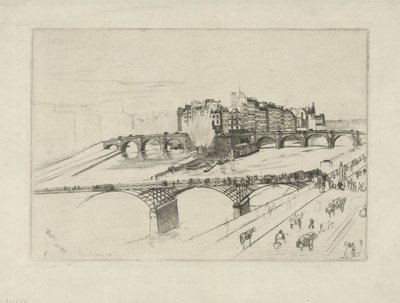 Île de la Cité von James Abbott McNeill Whistler