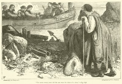 "Sieben müde Jahre trug der Sohn die Kette eines Sklaven" von James Abbott Pasquier