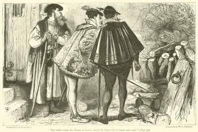 Der Keller unter dem House of Lords, den er voller Holz und Kohle fand von James Abbott Pasquier