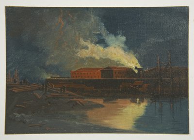 Bristol-Unruhen: Brand des neuen Gefängnisses von James Baker Pyne