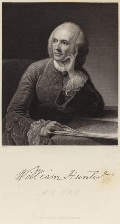 Porträt von William Hunter von James Baker Pyne