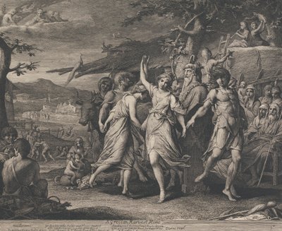 Eine griechische Erntefeier (Entwürfe für die Wände des Großen Saals der Gesellschaft zur Förderung der Künste) von James Barry