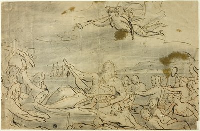 Studie für Handel oder den Triumph der Themse von James Barry