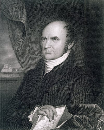 Levi Woodbury, graviert von Robert E. Whitechurch von James Barton Longacre