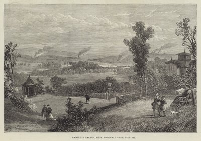 Hamilton Palace, von Bothwell von James Burrell Smith