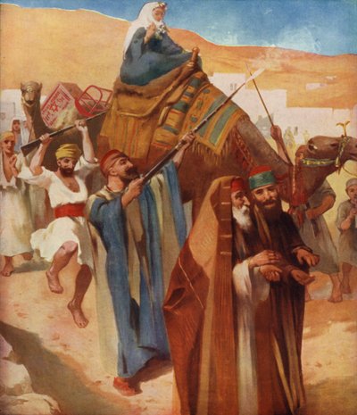 Eine Dorfhochzeitsprozession von James Clark