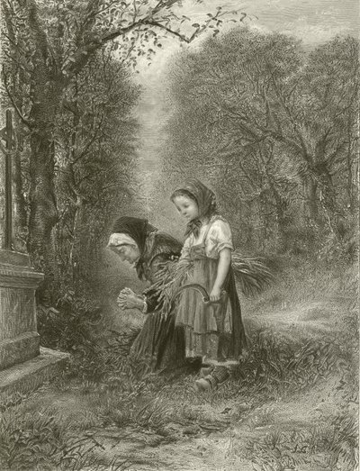 Das Grab des Großvaters von James Crawford Thom