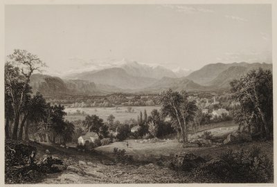 Mount Washington aus dem Tal von Conway, nach John F. Kensett, graviert von James Smillie, gedruckt von J. Dalton von James David Smillie