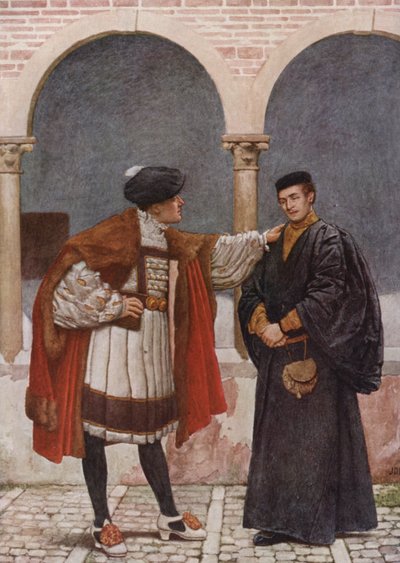 Shakespeares Der Kaufmann von Venedig: Antonio und Bassanio von James Dromgole Linton