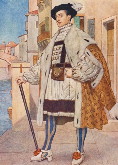 Shakespeares Der Kaufmann von Venedig: Bassanio von James Dromgole Linton