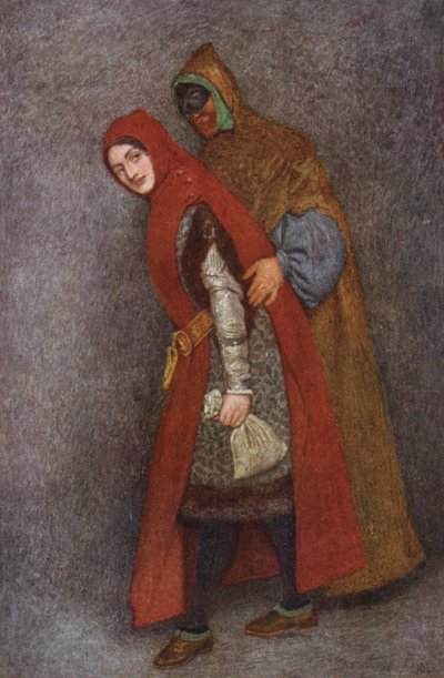 Shakespeares Der Kaufmann von Venedig: Lorenzo und Jessica von James Dromgole Linton
