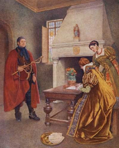 Shakespeares Der Kaufmann von Venedig: Portia, Nerissa und Balthasar von James Dromgole Linton