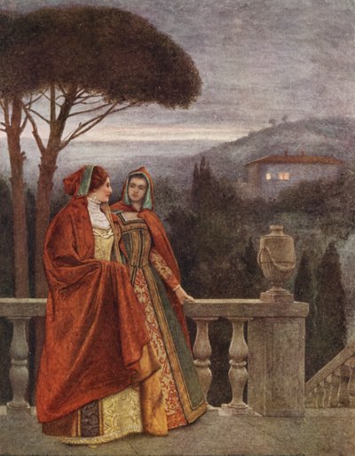 Shakespeares Der Kaufmann von Venedig: Portia und Nerissa von James Dromgole Linton