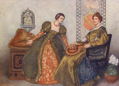 Shakespeares Der Kaufmann von Venedig: Portia und Nerissa von James Dromgole Linton