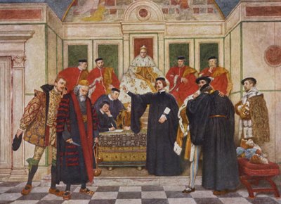 Shakespeares Der Kaufmann von Venedig: Shylock, Portia, Bassanio, Antonio, Gratiano und Nerissa von James Dromgole Linton