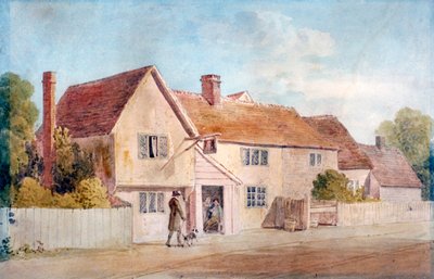 Cottages in Chadwell, Essex, 19. Jahrhundert von James Duffield Harding