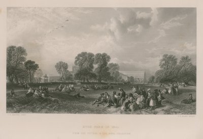 Hyde Park im Jahr 1851 von James Duffield Harding