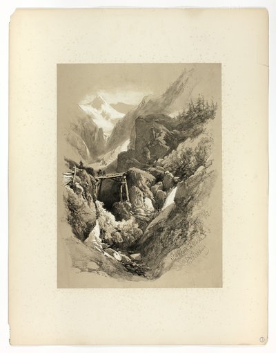 Sankt Gotthard, W. Wasen, aus Malerische Auswahlen von James Duffield Harding