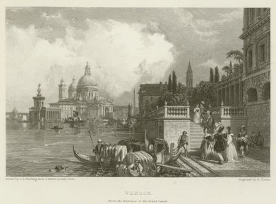 Venedig, vom Eingang des Canal Grande von James Duffield Harding