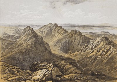 Blick vom Gipfel des Goatfell, Insel Arran von James Duffield Harding