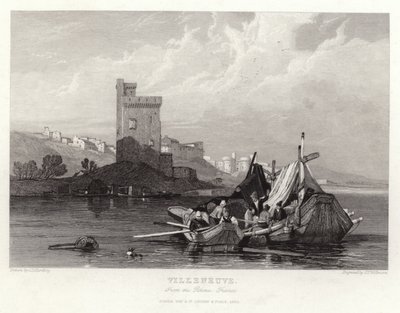 Villeneuve vom Rhone von James Duffield Harding