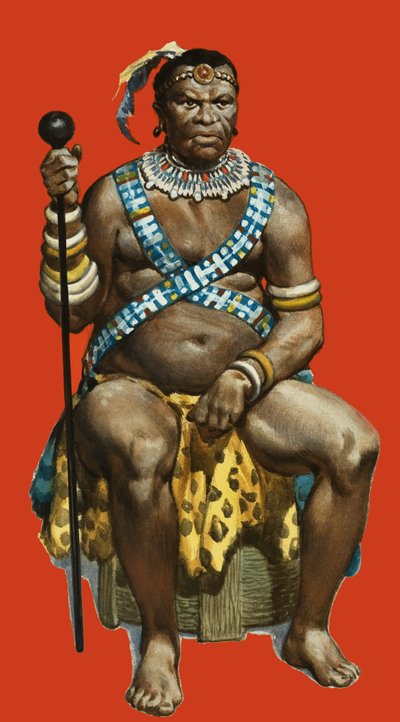 Häuptling Dingaan der Zulus von James Edwin McConnell