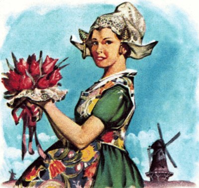 Niederländische Nationaltracht von James Edwin McConnell
