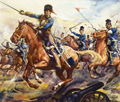 Berühmte Pferde aus Fakt und Fiktion: Der Angriff der Leichten Brigade von James Edwin McConnell