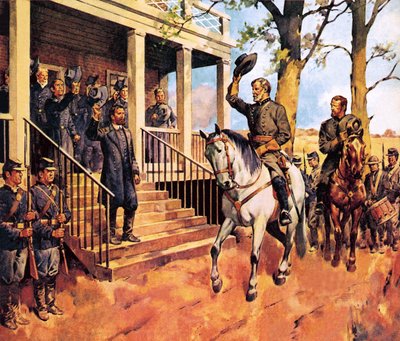General Lee und sein Pferd 