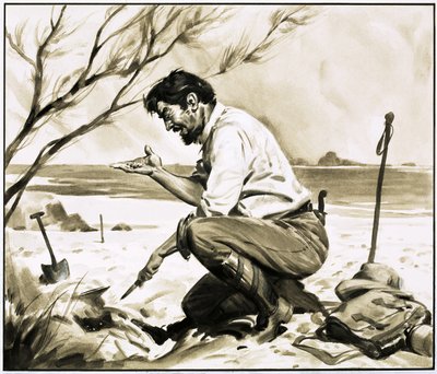 John Bock entdeckte Diamanten am Strand, wurde aber trotz Meldung des Fundes eingesperrt von James Edwin McConnell