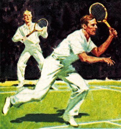 König George VI. spielte 1926 im Herrendoppel in Wimbledon von James Edwin McConnell