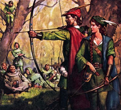Robin Hood und Maid Marian von James Edwin McConnell