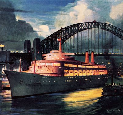 SS Canberra von James Edwin McConnell