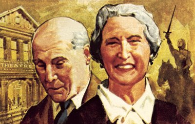 Sir Lewis Casson und Dame Sybil Thorndike von James Edwin McConnell