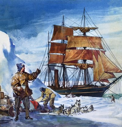 Die Terra Nova in der Antarktis von James Edwin McConnell