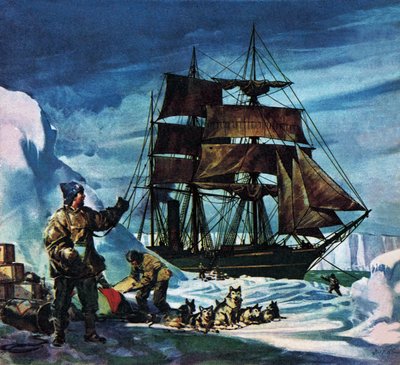 Die Terra Nova in der Antarktis von James Edwin McConnell