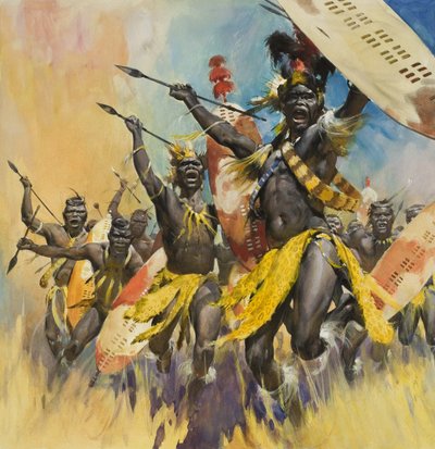 Zulu-Krieger von James Edwin McConnell