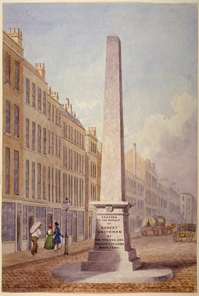 Denkmal an der Kreuzung von Farringdon Street und Fleet Street, City of London von James Elmes