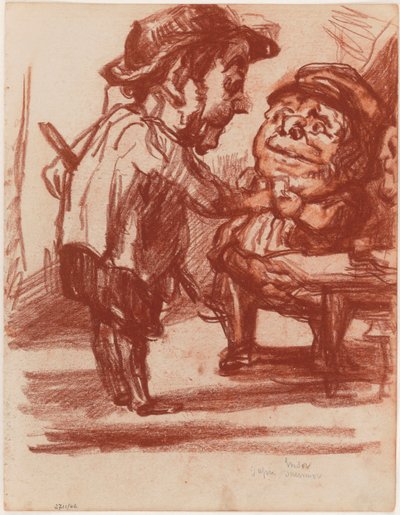 Nach Daumier: Die fröhlichen Jäger von James Ensor