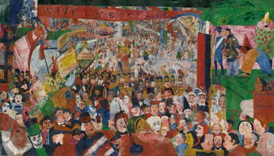 Christi Einzug in Brüssel im Jahr 1889 von James Ensor