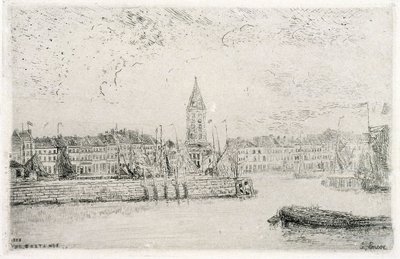 Ansicht von Ostende im Osten von James Ensor