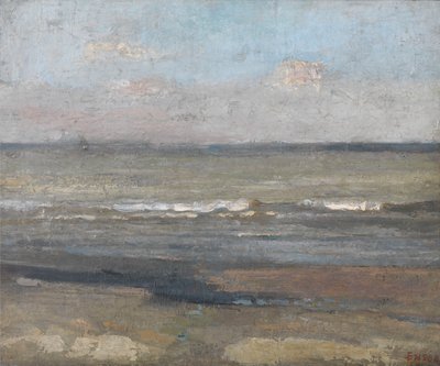 Graue Meereslandschaft von James Ensor