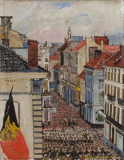 Musik in der Vlaanderenstraat von James Ensor